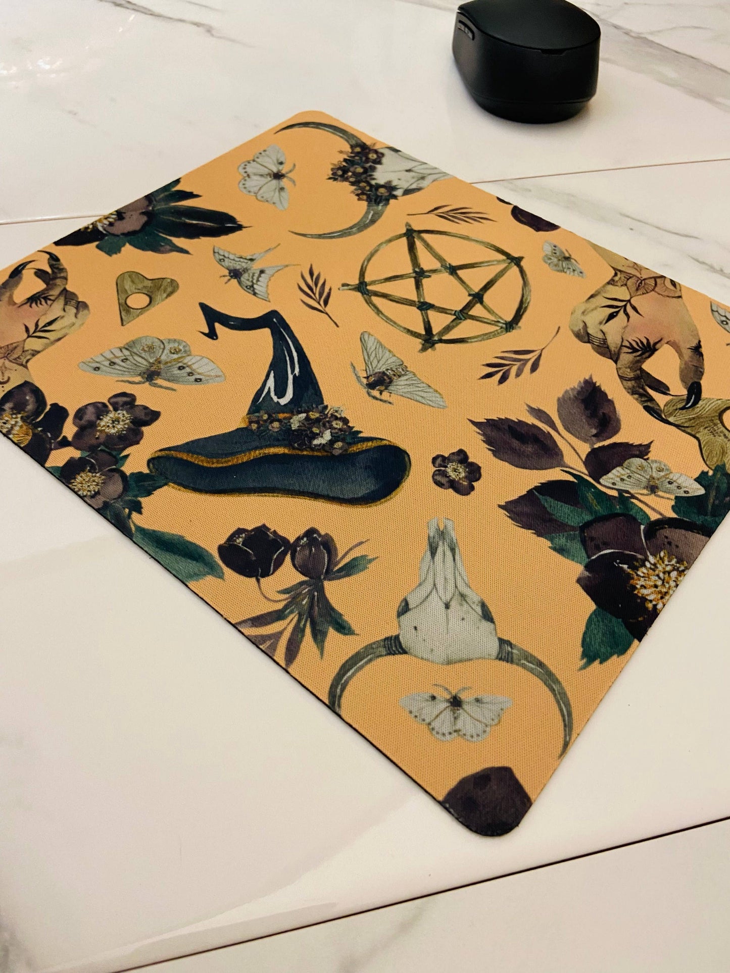 Pagan Pentagram Pattern Mousepad XL