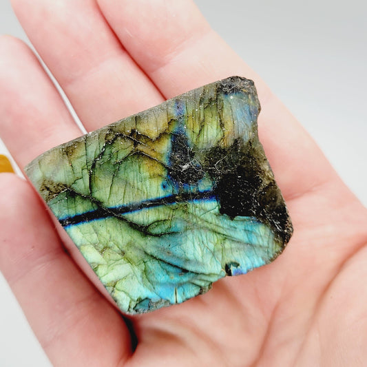 Flashy Labradorite Part Polished Mineral Specimens